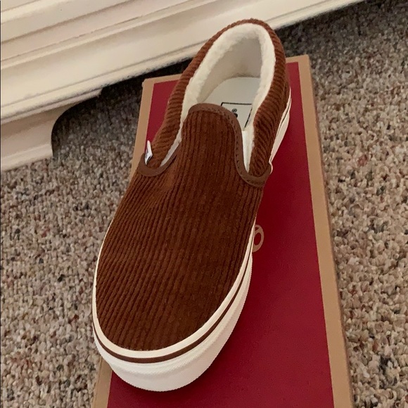 madewell x vans sherpa slip on